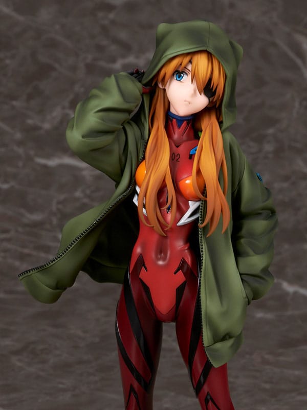 Shin Evangelion Movie PVC Statue 1/7 Shikinami Asuka Langley Hoodie Ver. 23 cm 4560228207309