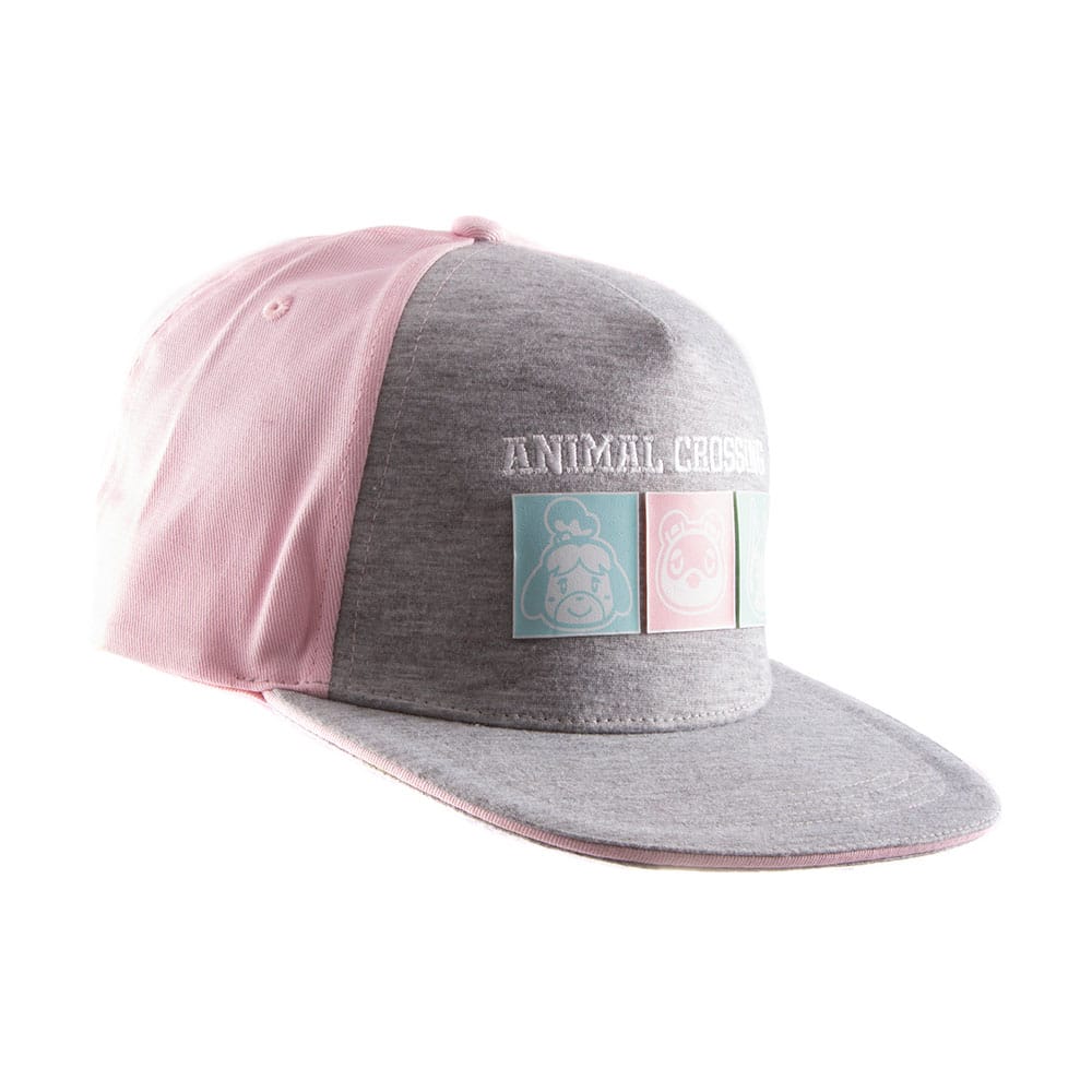 Animal Crossing Snapback Cap Pastel Squares 5056463432761