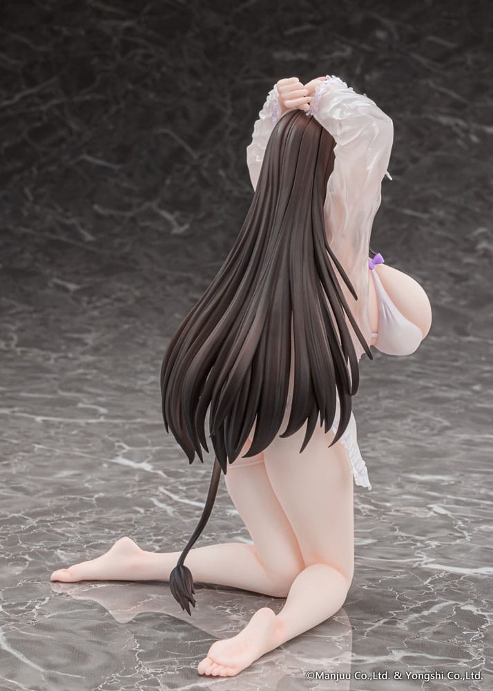 Azur Lane AmiAmi x AniGift PVC Statue 1/6 Kashino Hot Springs Relaxation Mouse Pad Design Ver. Regular Edition 22 cm 4571603270153