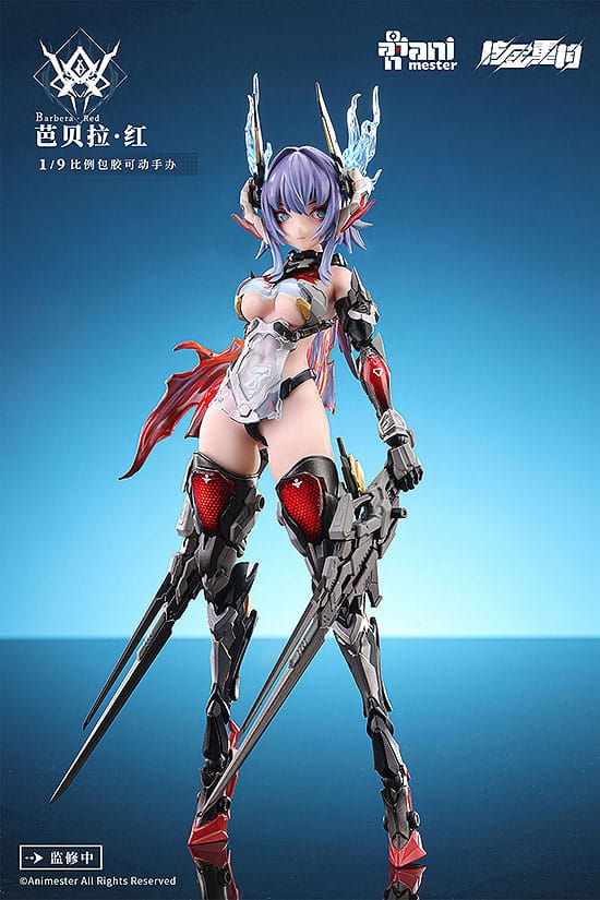 Original Character Plastic Model Kit Alloy Articulated Assemblable Model Thunderbolt-Barbera Red 21 cm 6971651926169