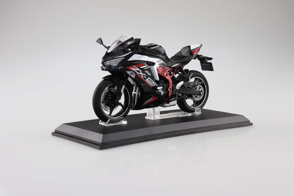 Diecast Bike Series Statue 1/12 Kawasaki Ninja ZX-25R Metallic Spark Black×Peal Flat Stardust White 16 cm 4905083109700