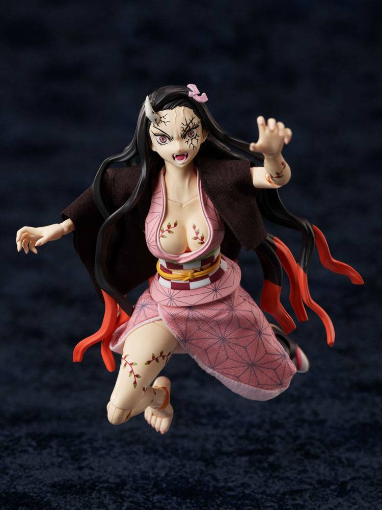 Demon Slayer: Kimetsu no Yaiba BUZZmod Action Figure 1/12 Nezuko Kamado Demon Advancing Ver. 15 cm 4534530756626