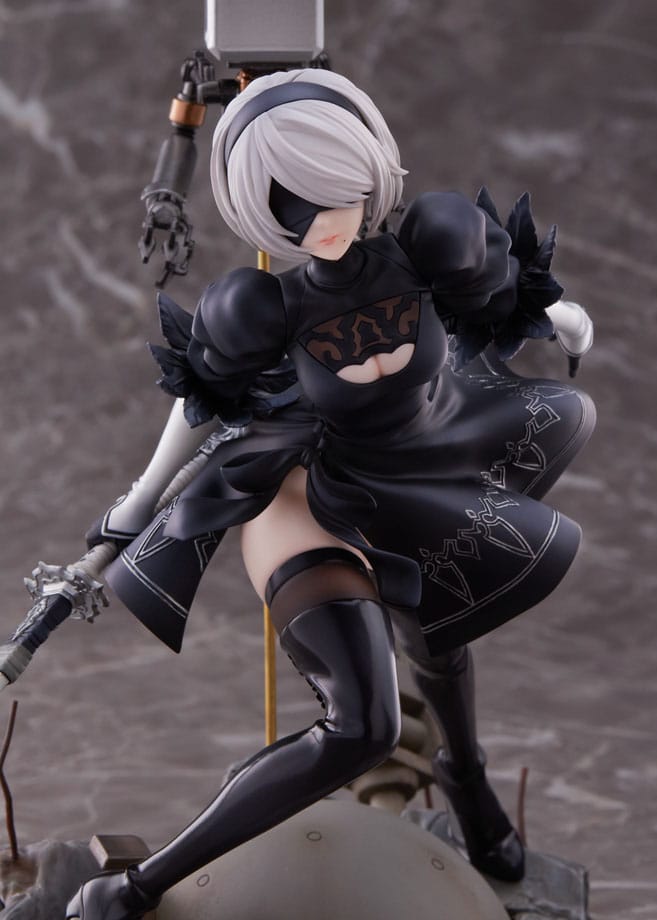 NieR:Automata 1/7 Statue PVC Ver1.1a 2B Deluxe Version 20 cm 4534530758255