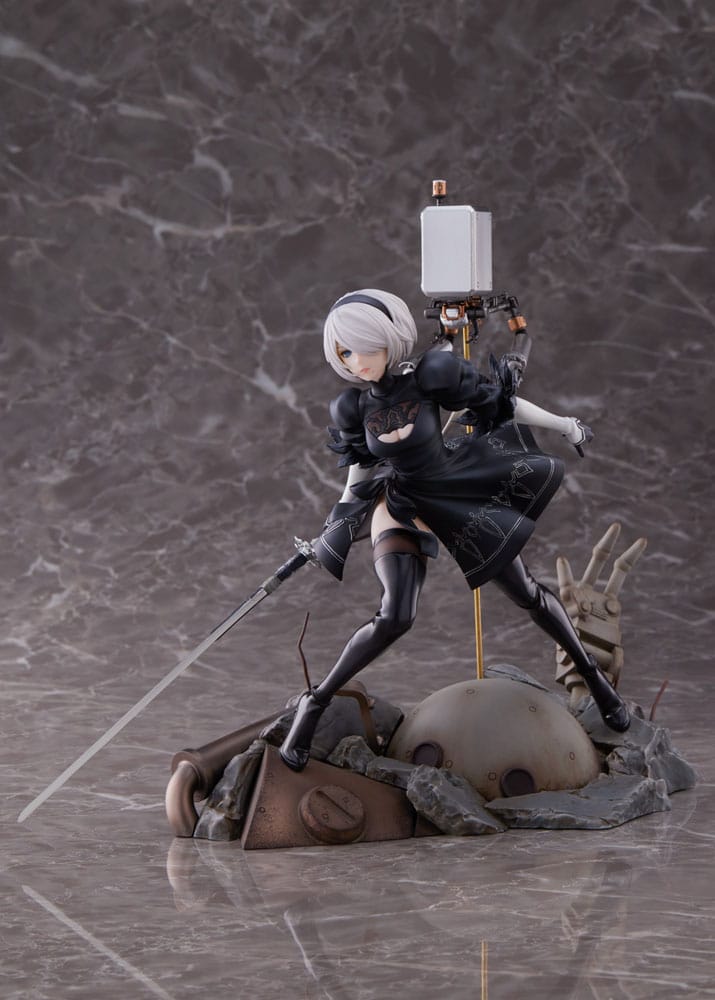 NieR:Automata 1/7 Statue PVC Ver1.1a 2B Deluxe Version 20 cm 4534530758255