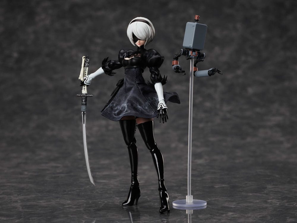 NieR: Automata Ver1.1a BUZZmod Action Figure 1/12 2B 14 cm 4534530766069