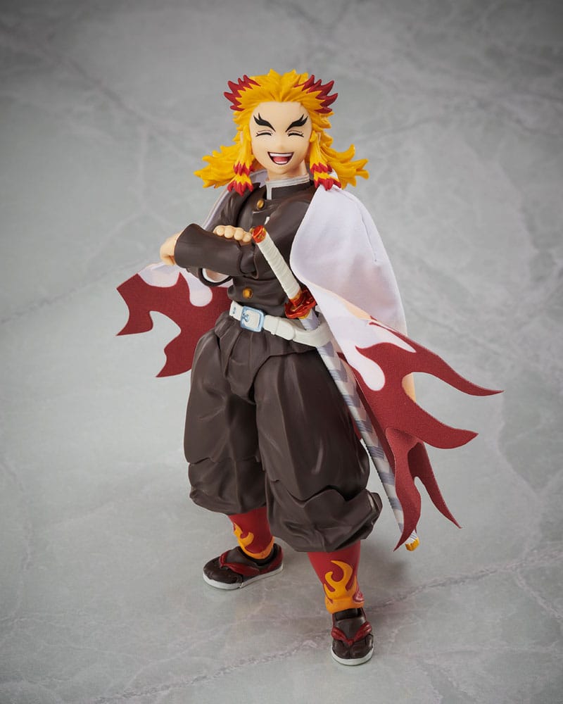 Demon Slayer: Kimetsu no Yaiba BUZZmod Action Figure 1/12 Kyojuro Rengoku 14 cm 4534530784421