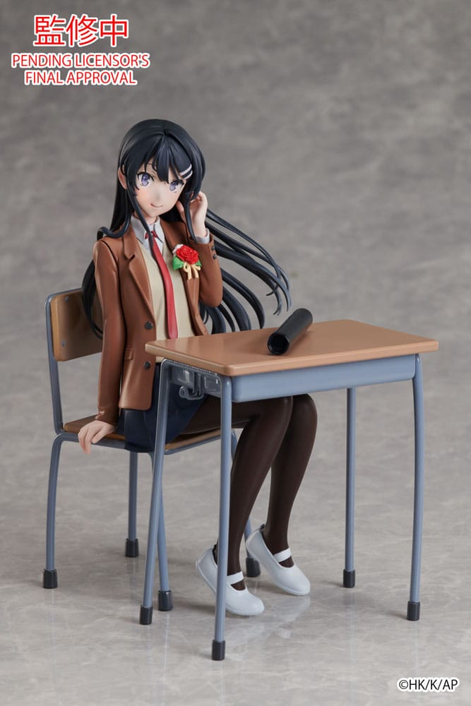 Rascal Does Not Dream of a Knapsack Kid Statue Mai Sakurajima Graduation Ver. 15 cm 4534530790033