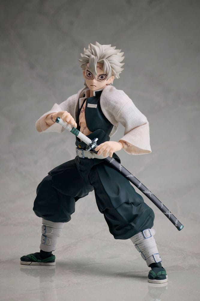 Demon Slayer: Kimetsu no Yaiba BUZZmod Action Figure 1/12 Sanemi Shinazugawa 15 cm 4534530799203