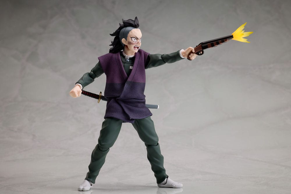 Demon Slayer: Kimetsu no Yaiba BUZZmod Action Figure 1/12 Genya Shinazugawa 15 cm 4534530799210