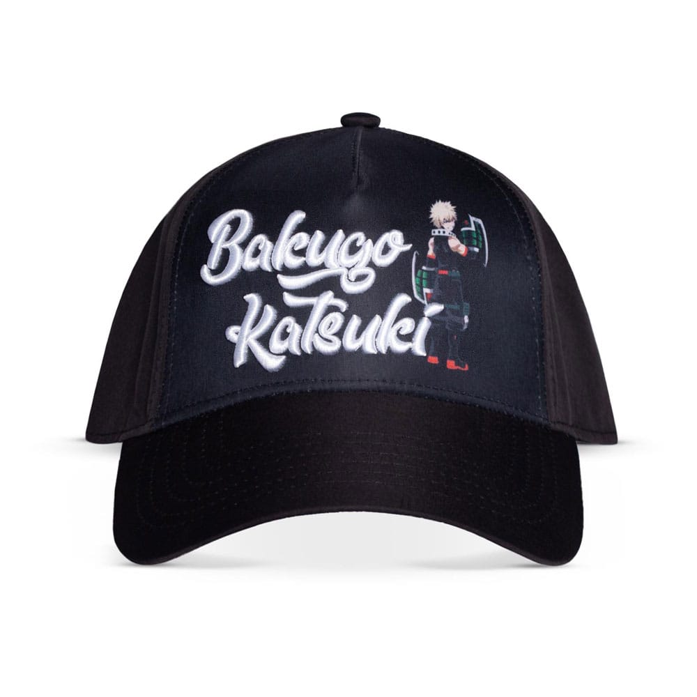 My Hero Academia Curved Bill Cap Katsuki Bakugo 3D Logo 8718526155822