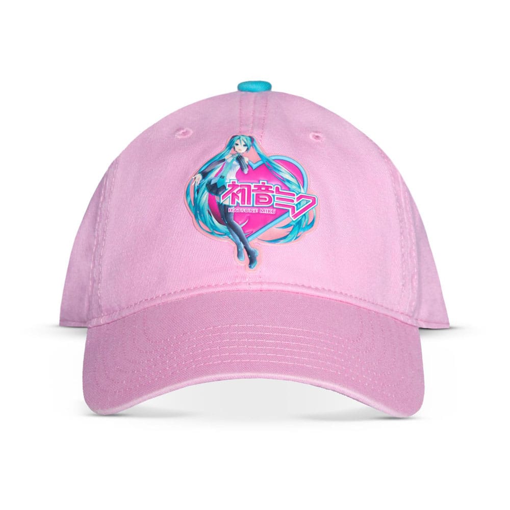 Hatsune Miku Curved Bill Cap Pink 8718526209235