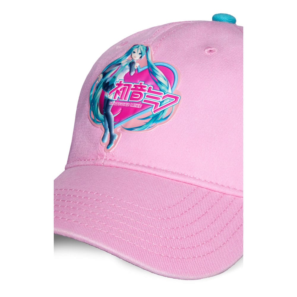 Hatsune Miku Curved Bill Cap Pink 8718526209235