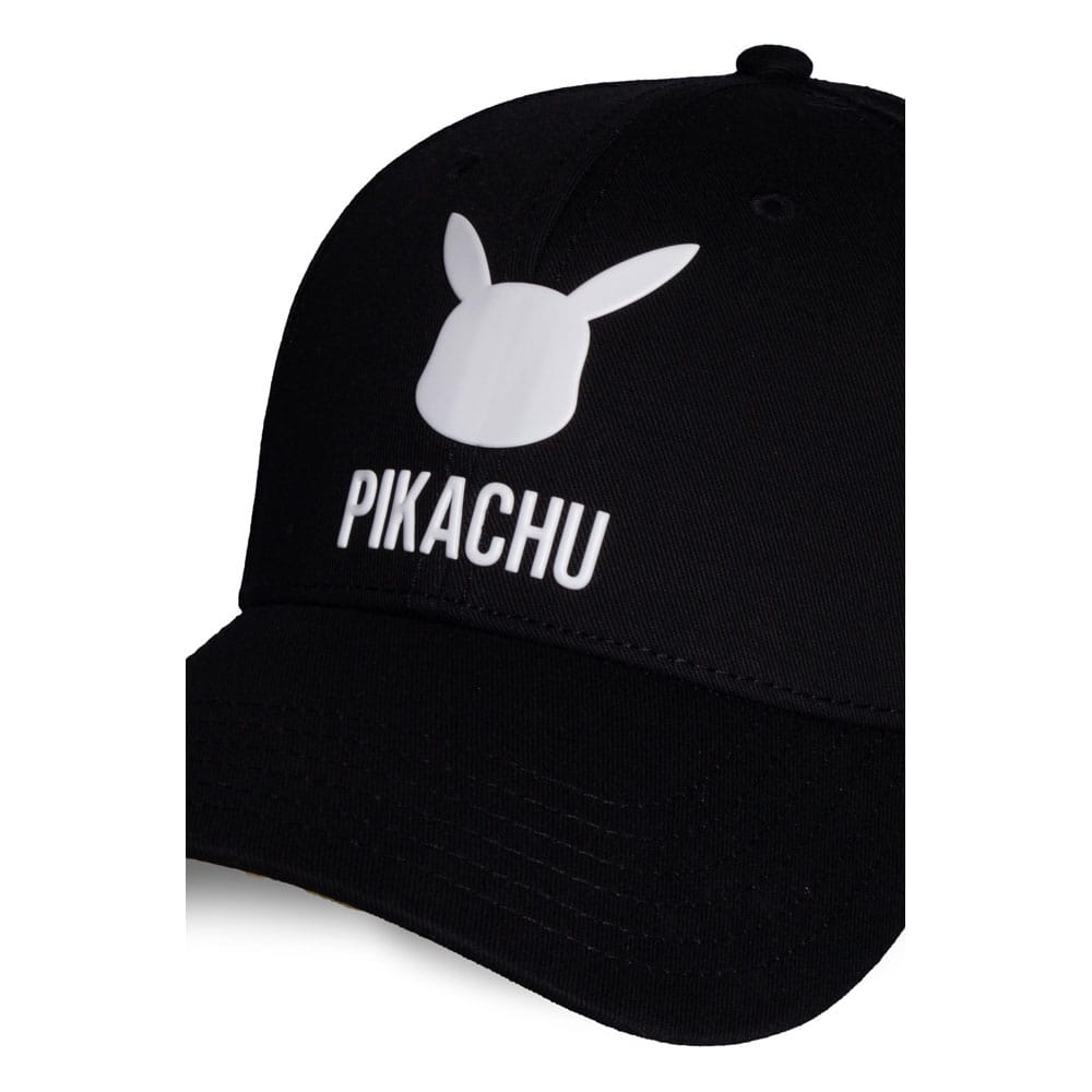 Pokemon Curved Bill Cap Pikachu Black 8718526190854