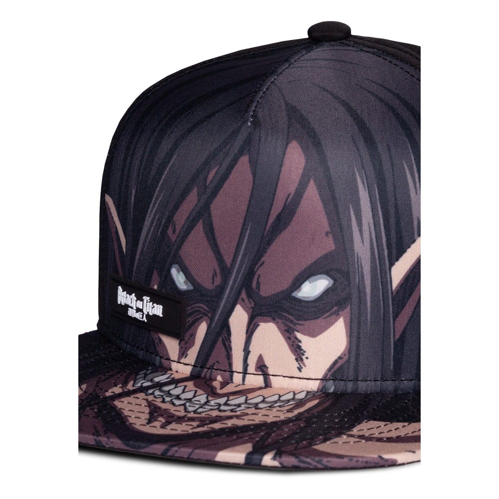 Attack on Titan Snapback Cap Eren Jaeger Titan 8718526167955