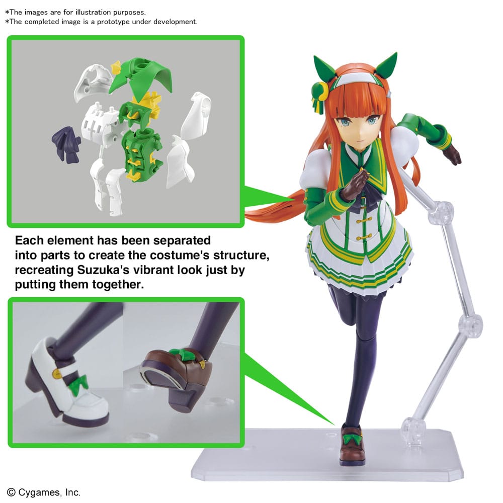 Uma Musume Pretty Derby Figure-Rise Standard Plastic Model Kit Silence Suzuka 4573102654366