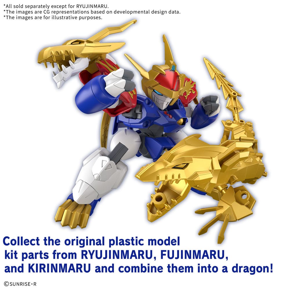 Mashin Hero Wataru Plastic Model Kit Ryujinmaru (Limited Initial Edition) 4573102683137