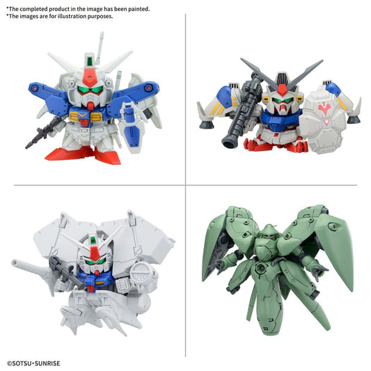 Mobile Suit Gundam 0083: Stardust Memory SD Gundam BB Senshi Plastic Model Kits Set of 4 4573102683168