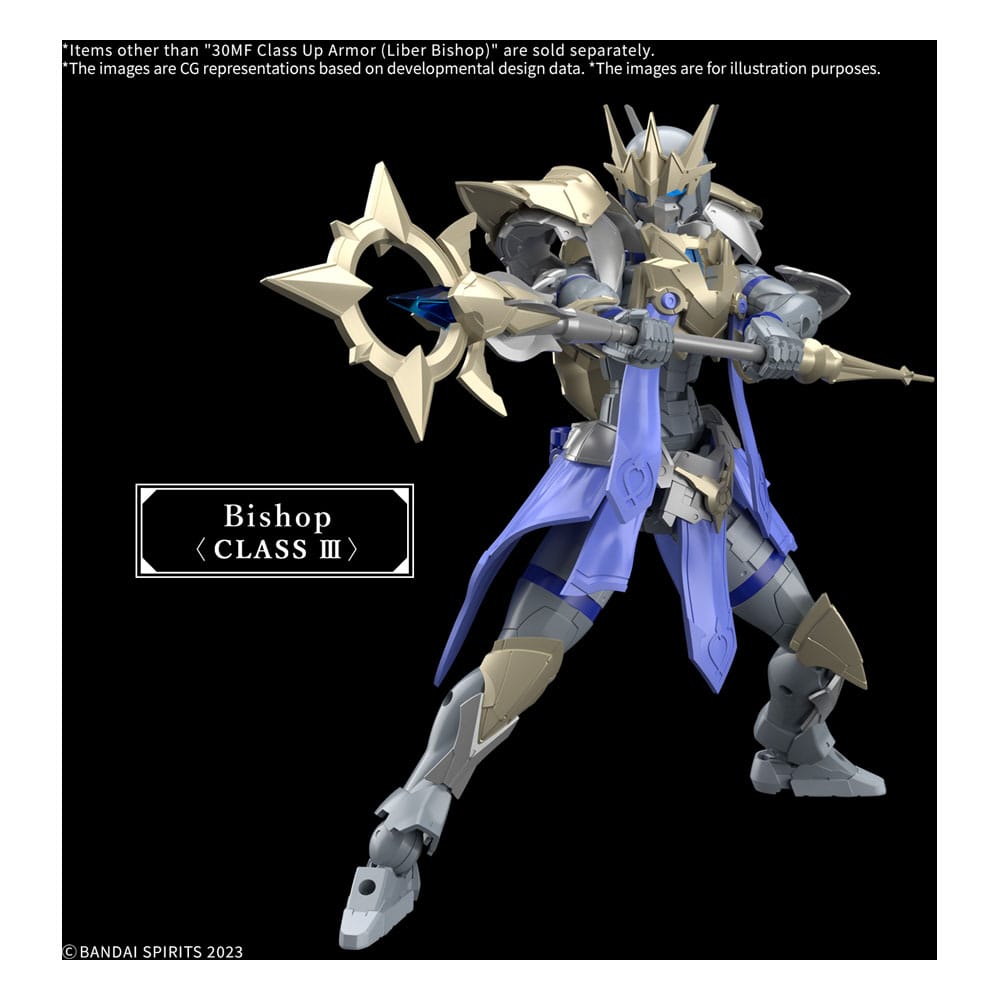 Gundam 30MF Accessory Set Class Up Armor: Liber Bishop 4573102683236