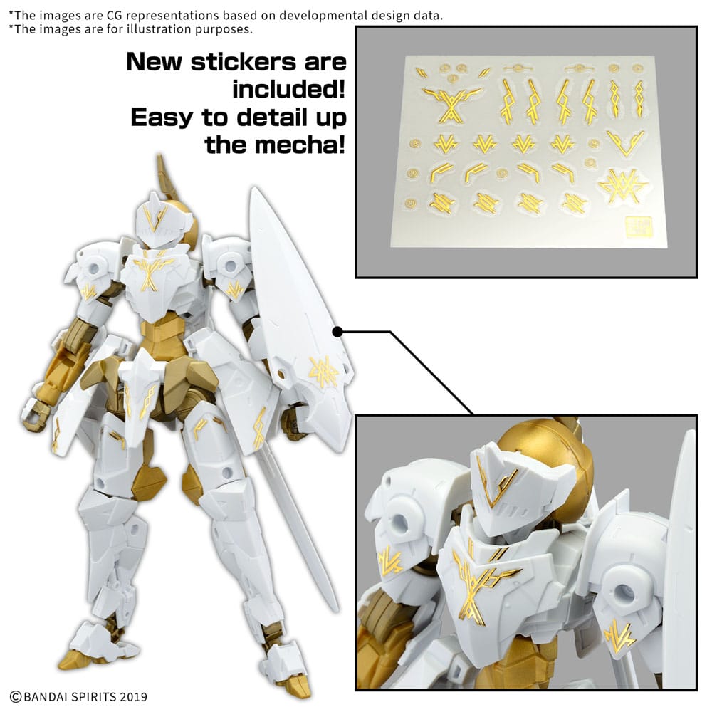 Gundam 30MM Plastic Model Kit 1/144 EXM-A9rk Spinatio (Royal Knight Type) 4573102683342