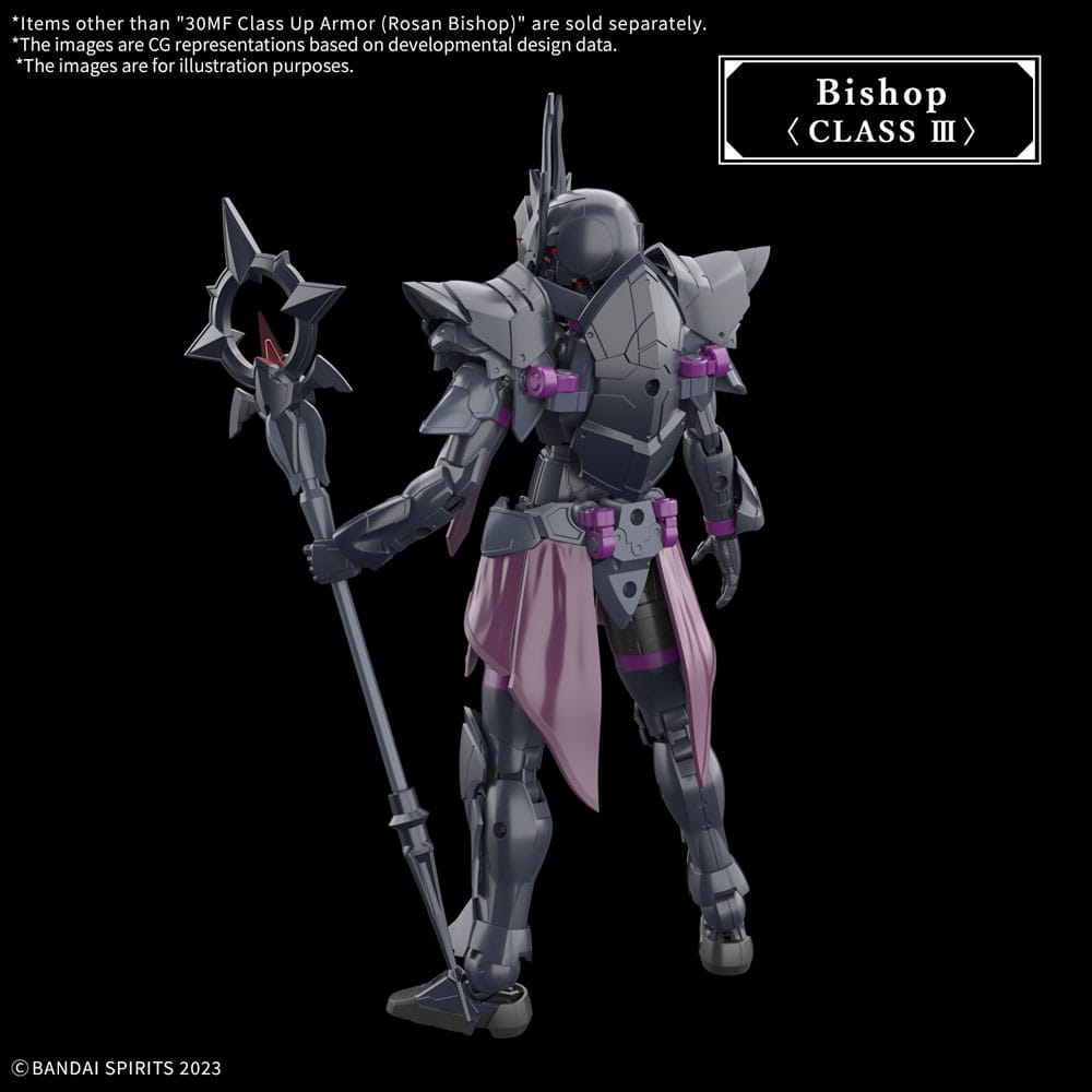 Gundam 30MF Accessory Set Class Up Armor: Rosan Bishop 4573102683410