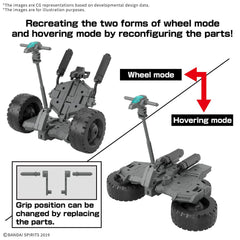 Gundam 30MM Plastic Model Kit 1/144 Extended Armament Vehicle (Wheel Mobile Ver.) 4573102683618