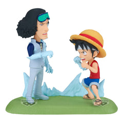 One Piece WCF Log Stories PVC Statue Luffy vs. Kuzan 9 cm 4983164286885