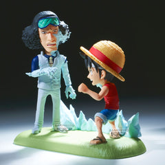 One Piece WCF Log Stories PVC Statue Luffy vs. Kuzan 9 cm 4983164286885