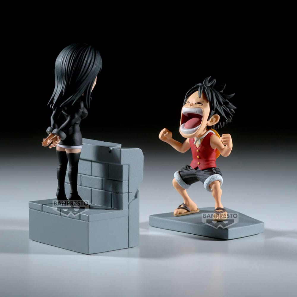 One Piece WCF Log Stories PVC Statue Monkey D. Luffy & Nico Robin 10 cm 4983164288292