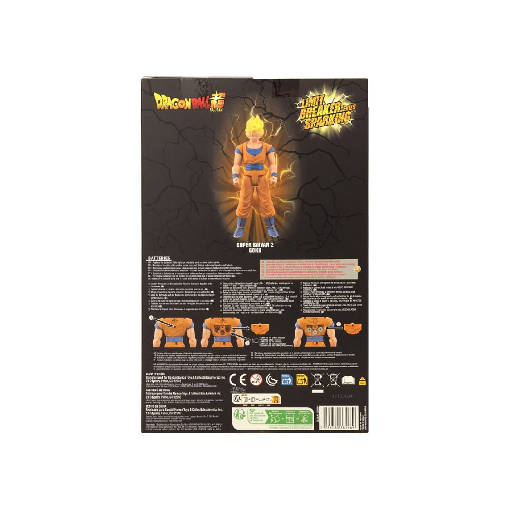 Dragon Ball Super Limit Breaker Series Sparking Action Figure Super Saiyan 2 Goku 30 cm 3296580385669