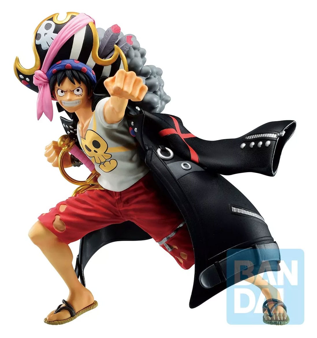 One Piece Ichibansho PVC Statue Monkey D. Luffy (Film Red) 12 cm 4573102636430