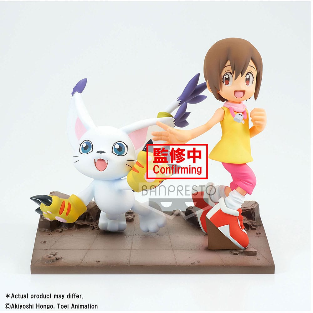 Digimon Adventure Adventure Archives DXF PVC Statue Hikari & Tailmon 12 cm 4983164187793