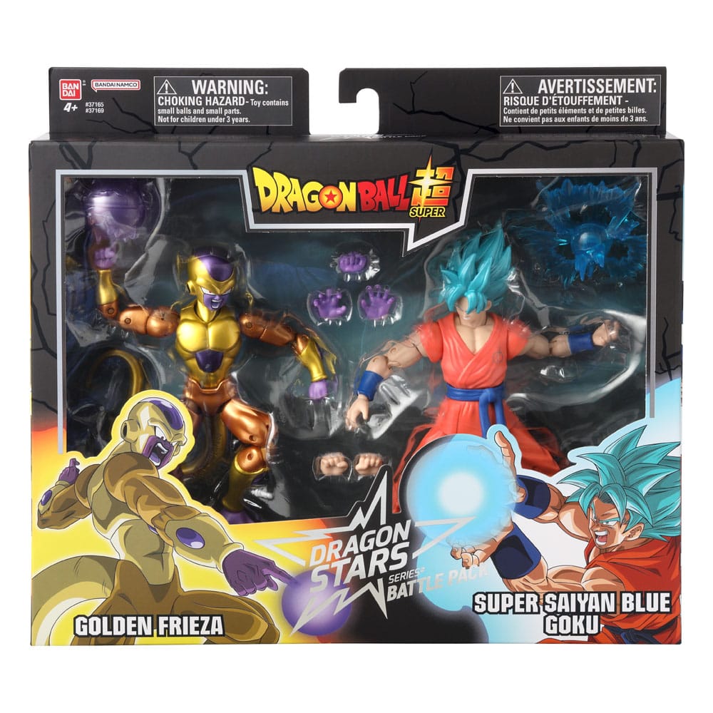 Dragon Ball Super Dragon Stars Action Figure 2-Pack Battle Pack: Golden Frieza vs Super Saiyan Blue Goku 17 cm 3296580371693