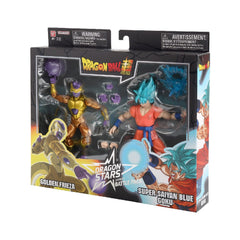 Dragon Ball Super Dragon Stars Action Figure 2-Pack Battle Pack: Golden Frieza vs Super Saiyan Blue Goku 17 cm 3296580371693