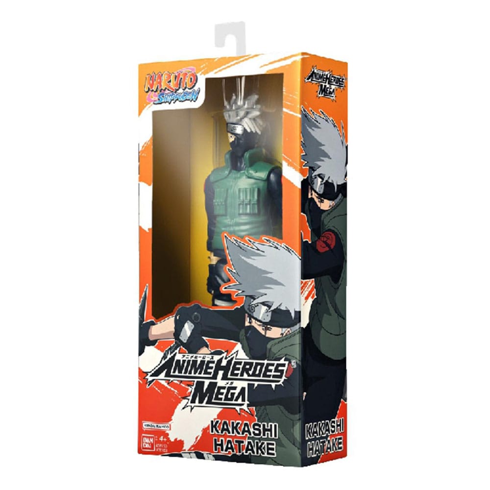 Naruto Shippuden Anime Heroes Mega Action Figure Kakashi Hatake 30 cm 3296580381531