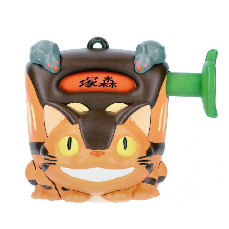 My Neighbor Totoro Key Ring Catbus destination Kurukuru 6 cm 4990593452446