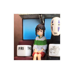 Spirited Away Statue Three-wheeler Diorama / Calendar Take Unabara Train 11 cm 4990593457724