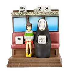 Spirited Away Statue Three-wheeler Diorama / Calendar Take Unabara Train 11 cm 4990593457724