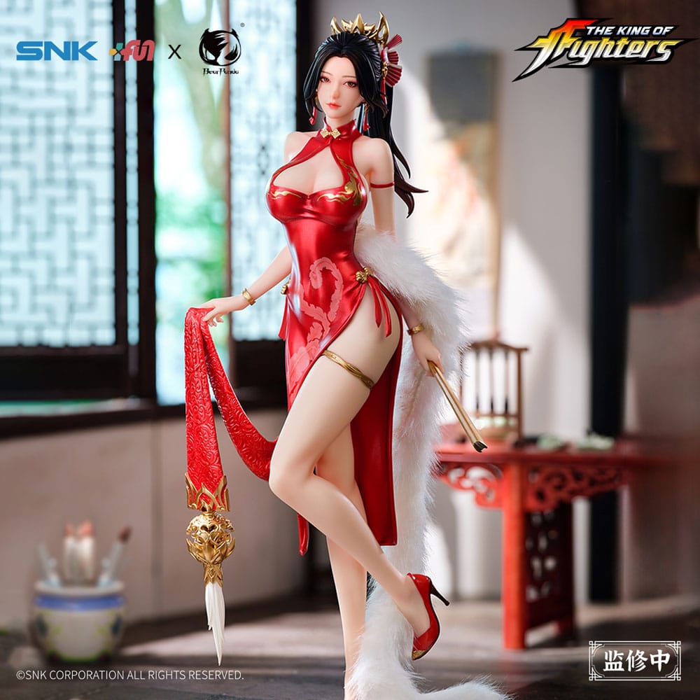 The King of Fighters Dress Series PVC Statue 1/6 Mai Shiranui Hong Shang Wu Ver. 40 cm 6976336010201