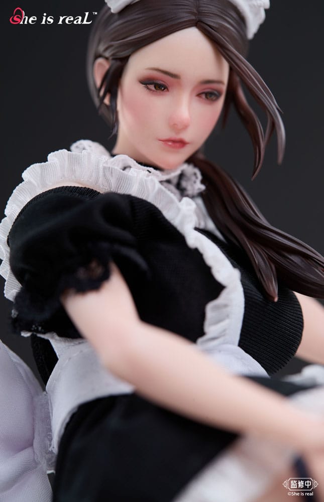 Original Character Dress Series PVC Statue 1/6 She is real Water Droplet Maid 27 cm 6977373430021