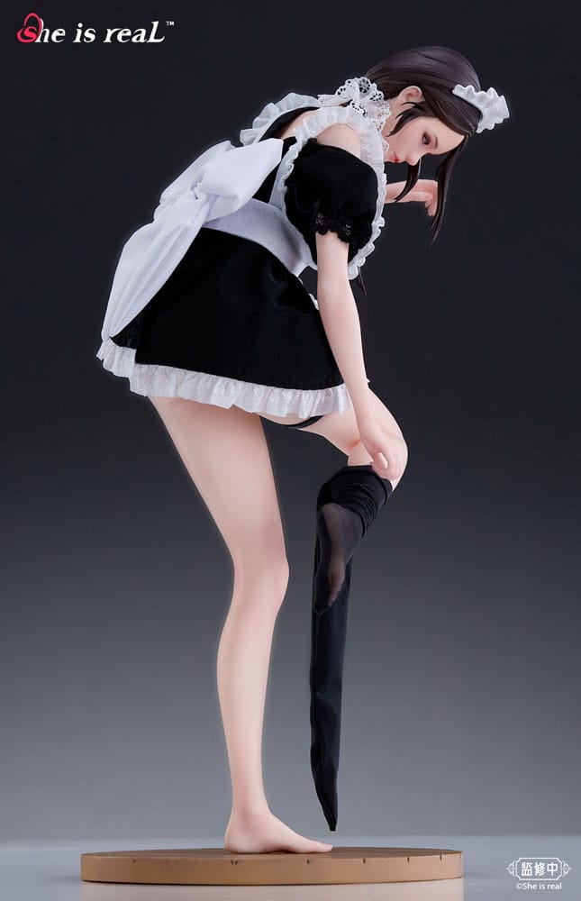 Original Character Dress Series PVC Statue 1/6 She is real Water Droplet Maid 27 cm 6977373430021