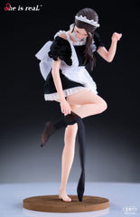 Original Character Dress Series PVC Statue 1/6 She is real Water Droplet Maid 27 cm 6977373430021