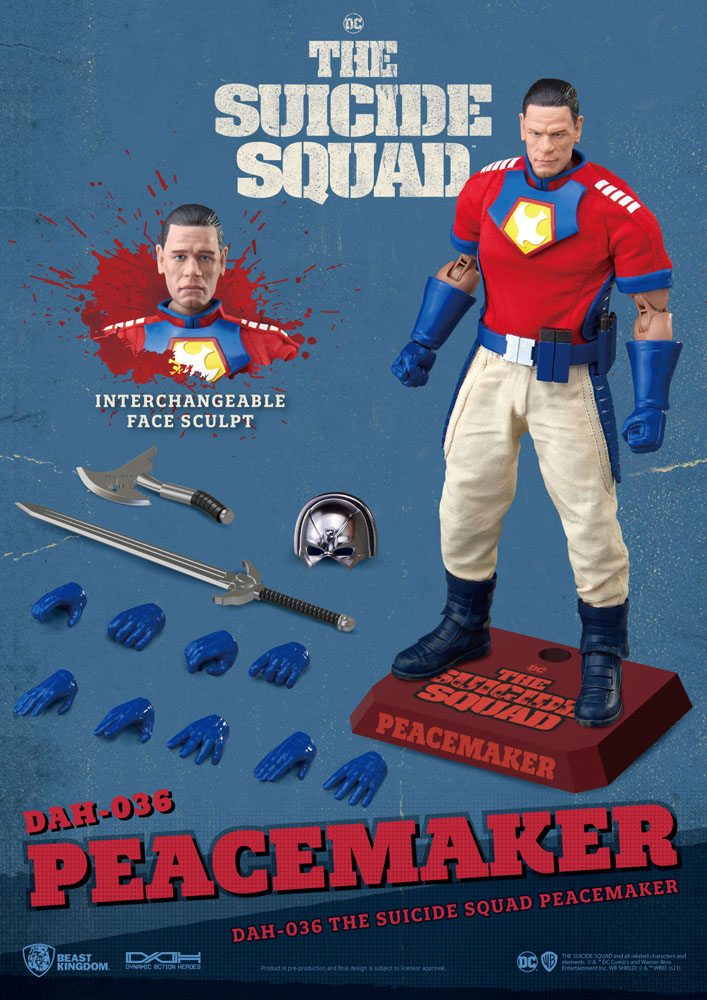 The Suicide Squad Dynamic 8ction Heroes Action Figure 1/9 Peacemaker 20 cm 4711061159861