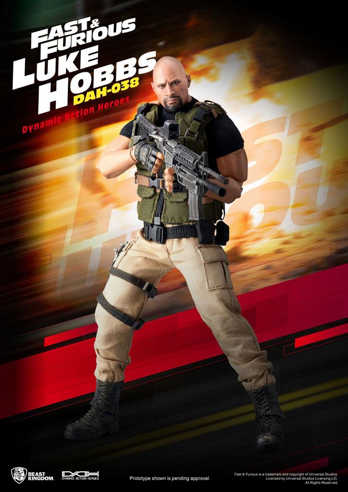 Fast & Furious Dynamic 8ction Heroes Action Figure 1/9 Luke Hobbs 21 cm 4711061147660