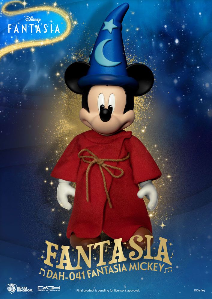 Disney Classic Dynamic 8ction Heroes Action Figure 1/9 Mickey Fantasia 21 cm 4711061146908