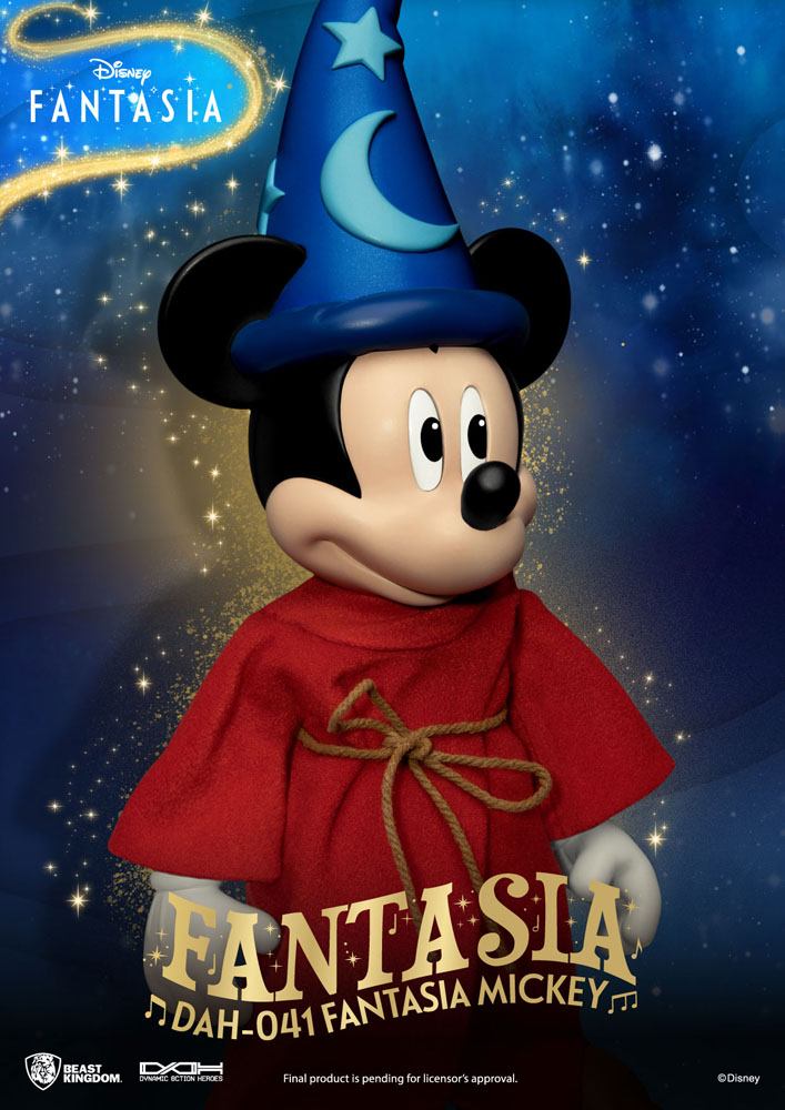 Disney Classic Dynamic 8ction Heroes Action Figure 1/9 Mickey Fantasia 21 cm 4711061146908