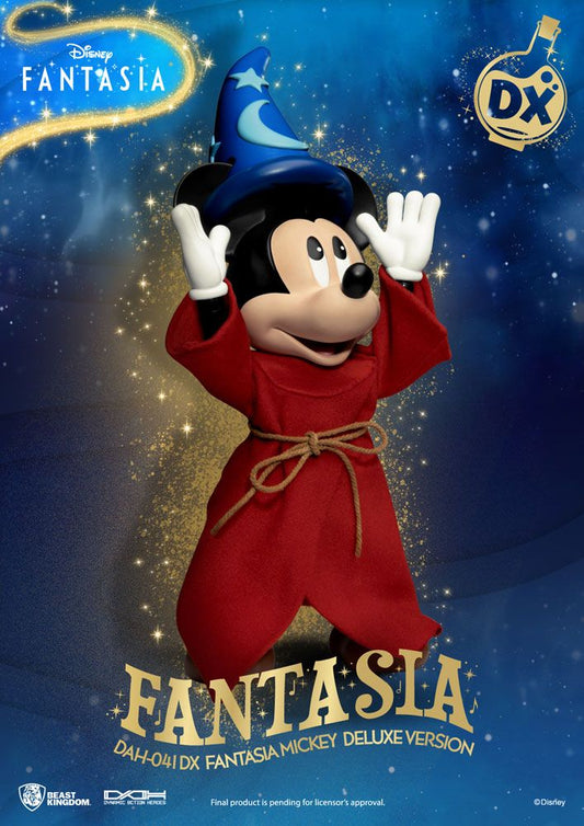 Disney Classic Dynamic 8ction Heroes Action Figure 1/9 Mickey Fantasia Deluxe Version 21 cm 4711061146915