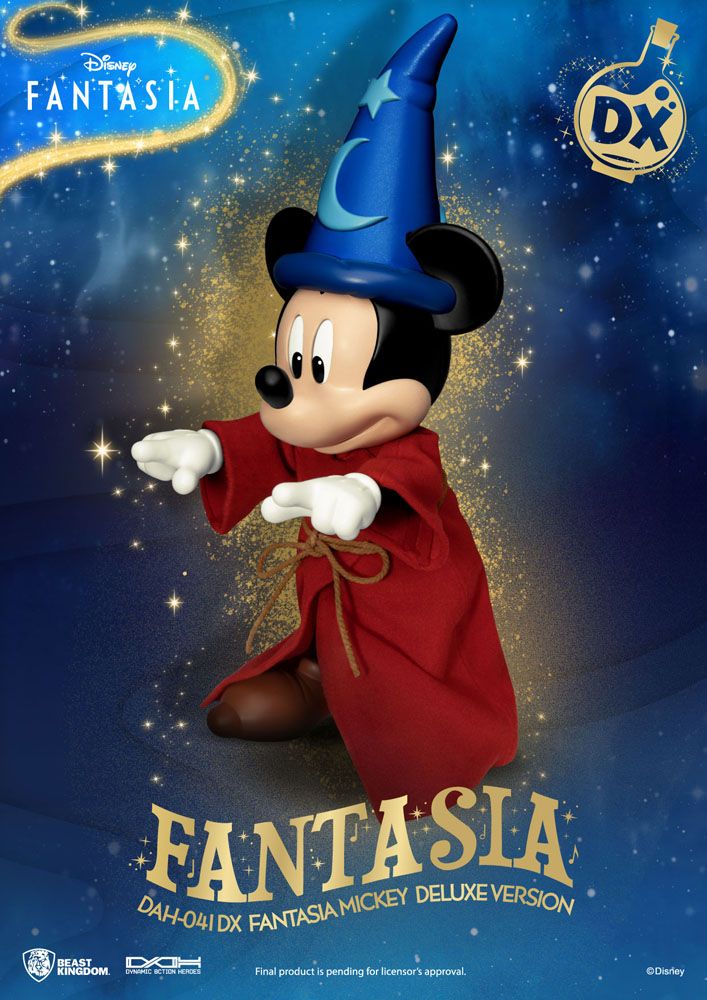 Disney Classic Dynamic 8ction Heroes Action Figure 1/9 Mickey Fantasia Deluxe Version 21 cm 4711061146915