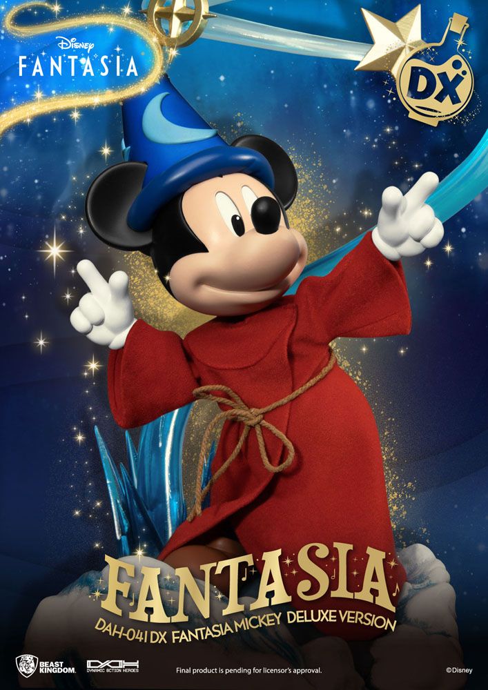 Disney Classic Dynamic 8ction Heroes Action Figure 1/9 Mickey Fantasia Deluxe Version 21 cm 4711061146915