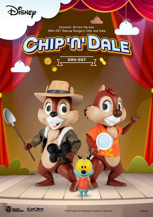 Chip 'n Dale: Rescue Rangers Dynamic 8ction Heroes Action Figures 1/9 Chip & Dale 10 cm 4711203451495