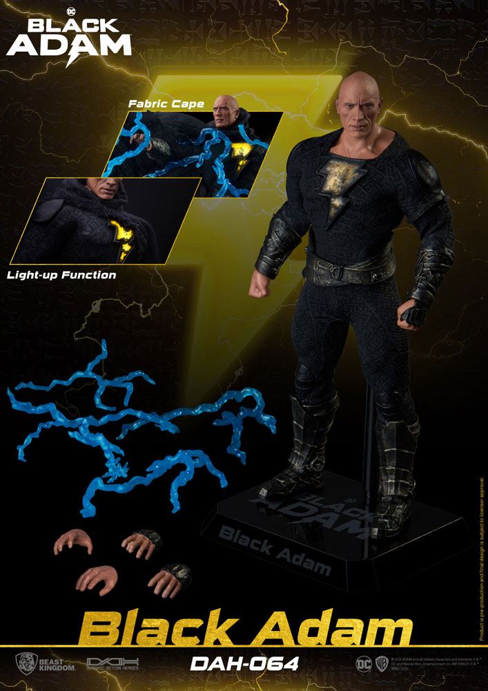 Black Adam Dynamic 8ction Heroes Action Figure 1/9 Black Adam 18 cm 4711203454687